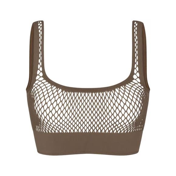 SKIMS Other - NWT SKIMS Army Warp Knit Scoop Neck Bralette XXS-S